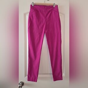 Versona Fuchsia Women's Stretchy Tapered Ankle Pants - Size 8 - Great Condition